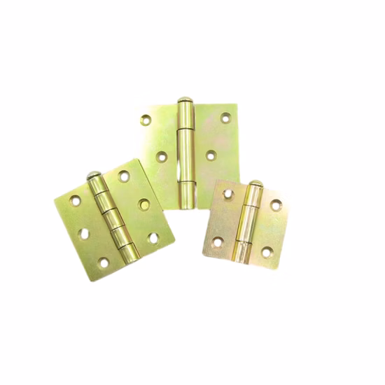 Yellow Zinc Plated Furniture Hinge Iron Hinge