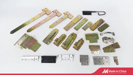 Yellow Zinc Plated Furniture Hinge Iron Hinge