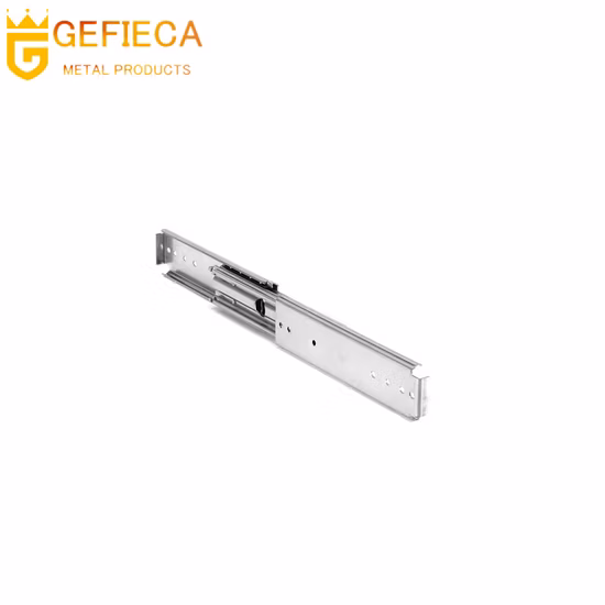 76mm Width 3 Fold Full Extension 500 Pound Heavy Load Ball Bearing Drawer Slide