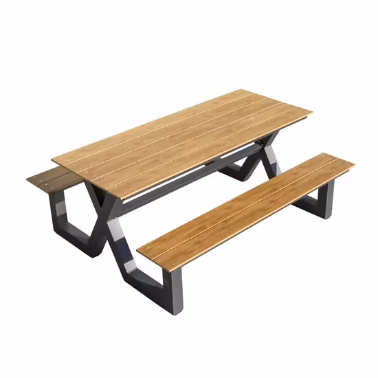 Top Quality Brushed Powder Coating Metal Park Bench Coffee Table Legs