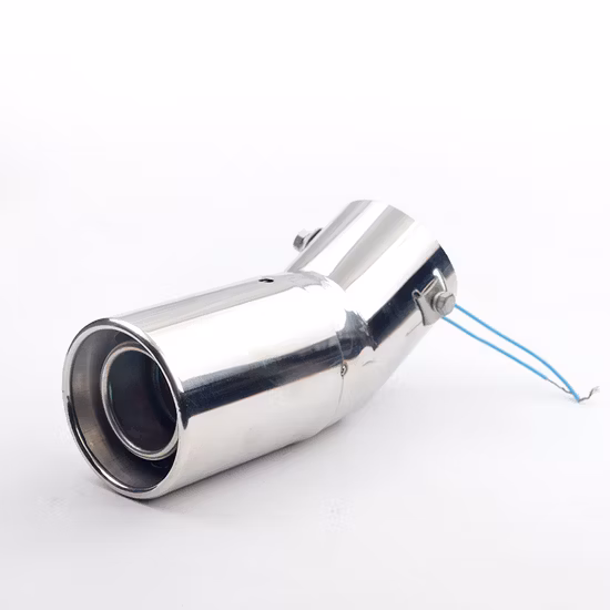Stainless Steel Plated Blue Exhaust Tail Pipe Tips OEM Accepted